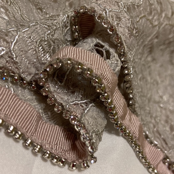 Adrienna Pappell Lace Dress Sz 18W NWT Color Icy Lilac gray very pretty holiday - Picture 15 of 17